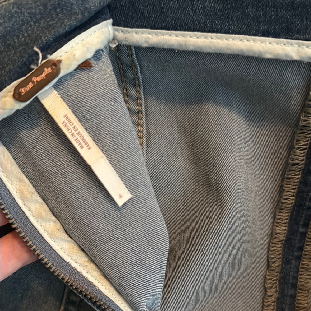 Free People Denim Mini Skirt - Picture 4 of 4